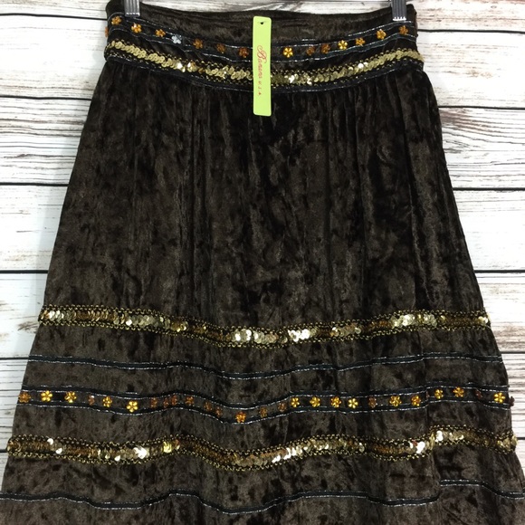 Banana USA / Umgee boho hippie skirt - Picture 2 of 4